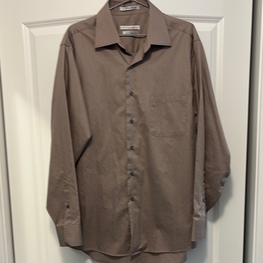 Geoffrey Beene Men's Tan Shirt